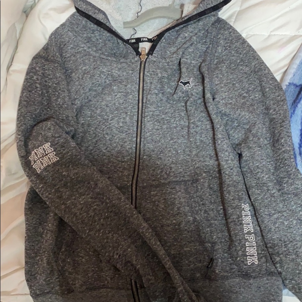 Grey Victoria secret pink jacket